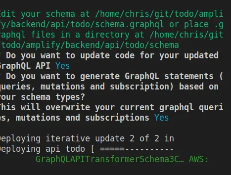 amplify error A deployment is in progress is fixed