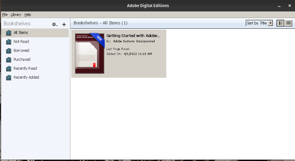 Convert ASCM to EPUB - Adobe Digital Editions running on Linux